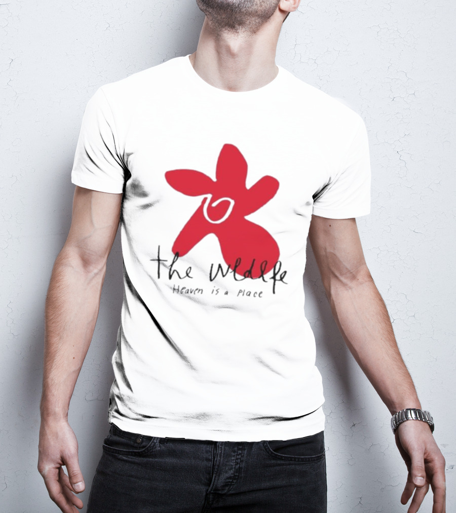 The Wldlfe Heaven Is A Place Red Flower T-Shirt