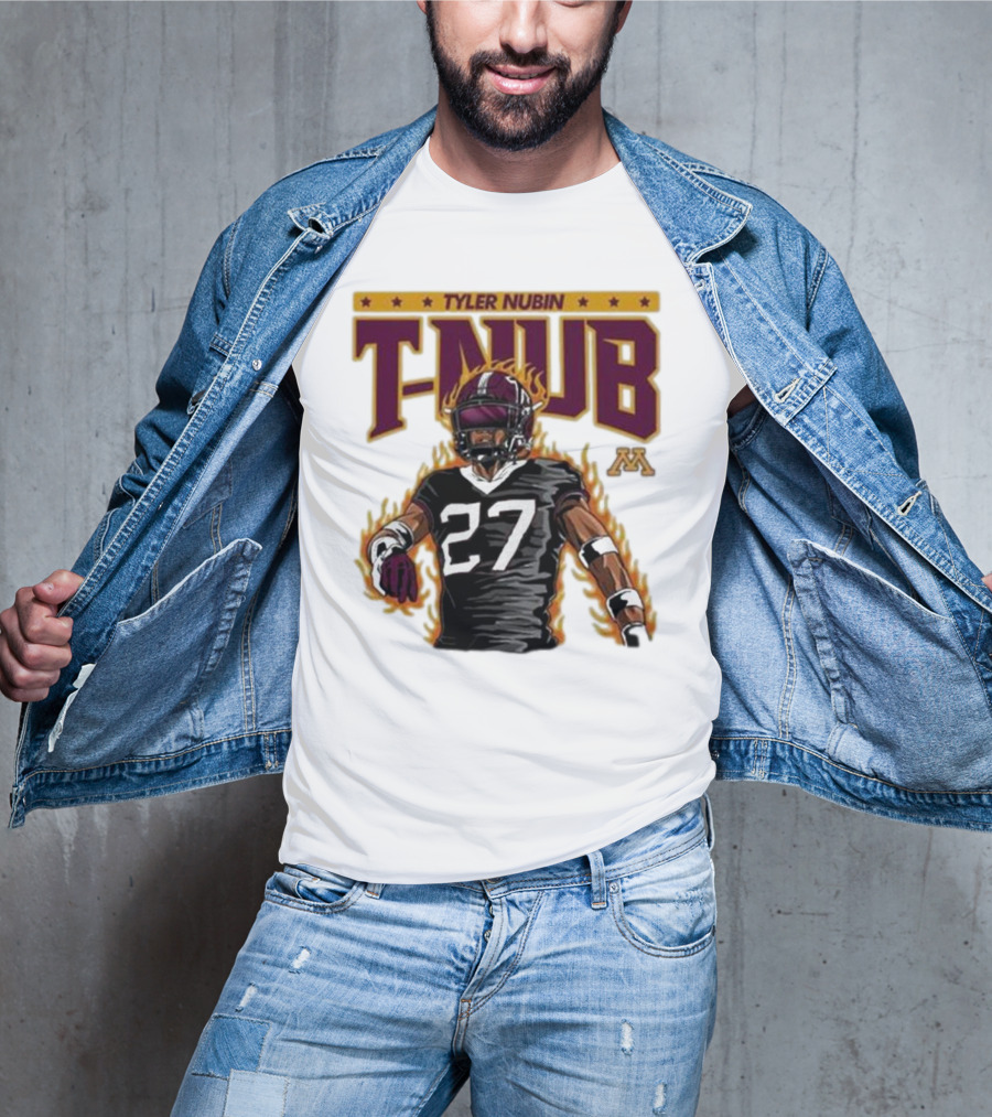 Ncaa Football Tyler Nubin T-Nub Defensive Back 27 Youth T-Shirt