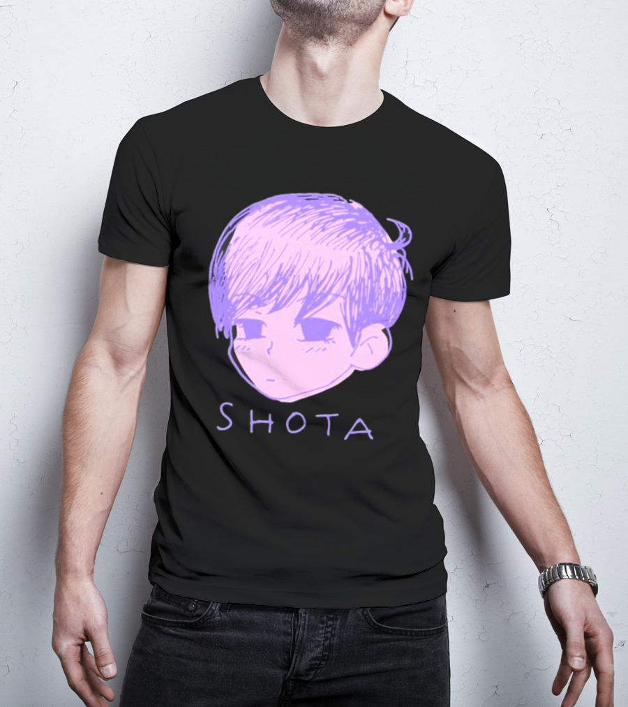 Kitsune Heroes Omo Cat Shota Anime Character Face Drawing T-Shirt