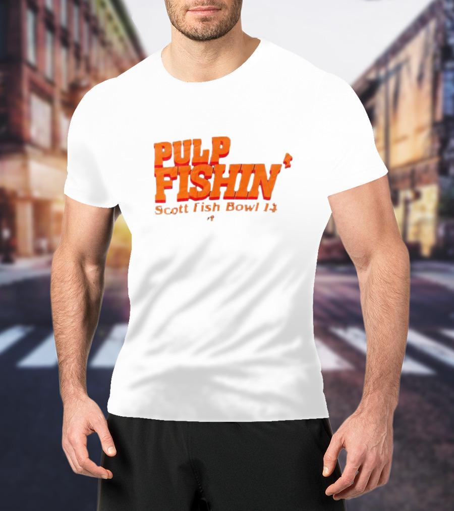 Pulp Fishin Scott Fish Bowl 14 T-Shirt