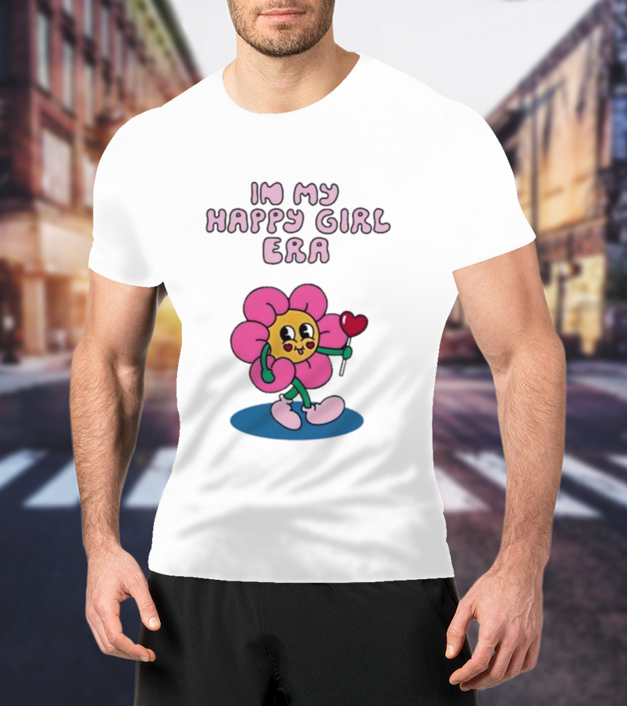 Sid The Visual Kid In My Happy Girl Era Flower Character With Heart Wand T-Shirt