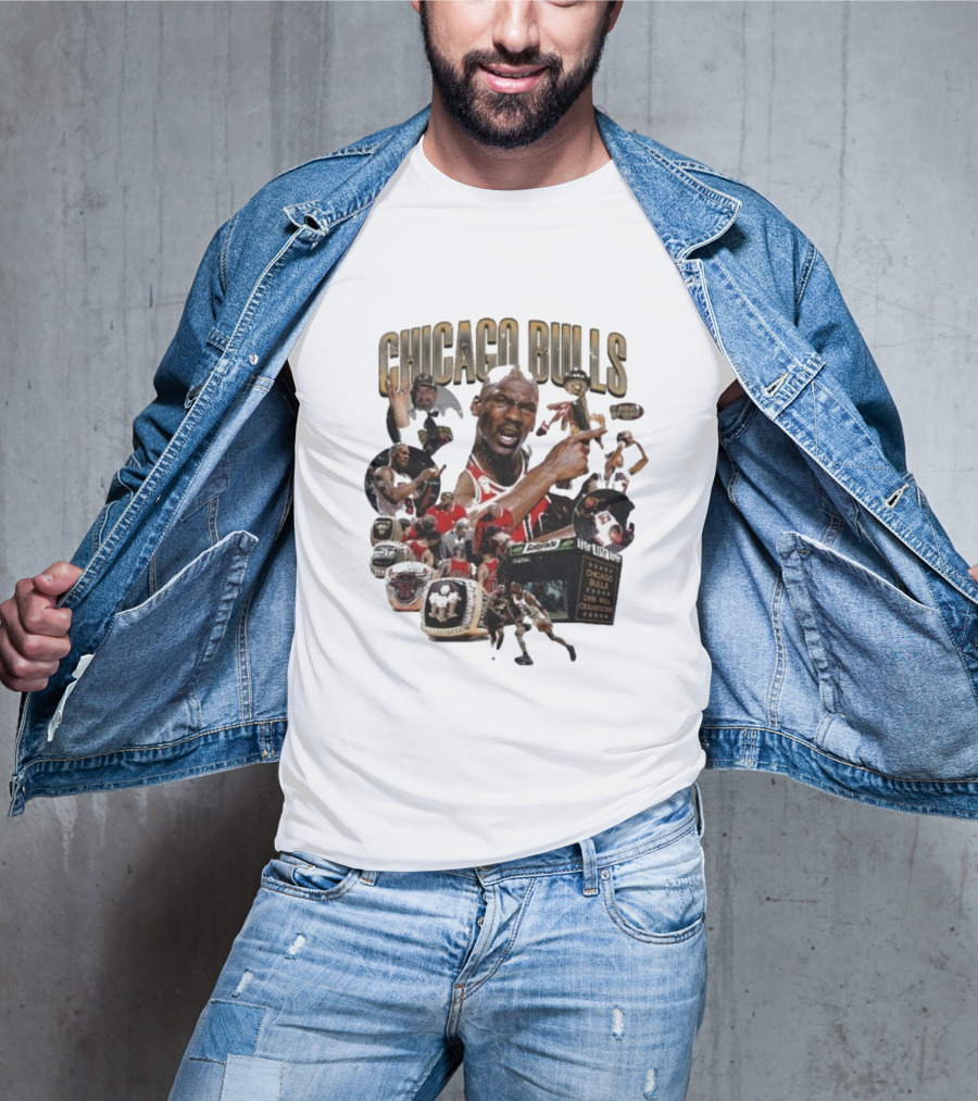 Chicago Bulls NBA Legends And Victory Celebrations T-Shirt
