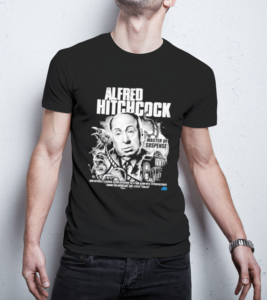 Alfred Hitchcock Master Of Suspense Psycho Restocks June 12th Licensed Tee 11AM CST T-Shirt