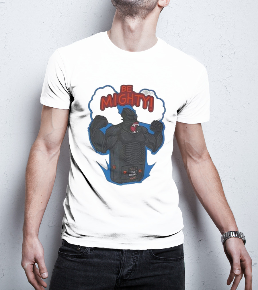 Be Mighty Monster Creature Inspired By Kaiju And Electronics T-Shirt
