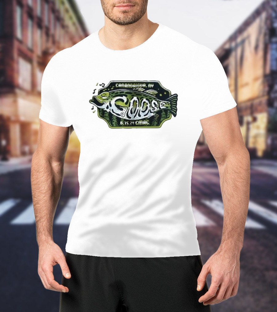 Canandaigua NY Goose Fish Art 6 15 24 CMAC T-Shirt