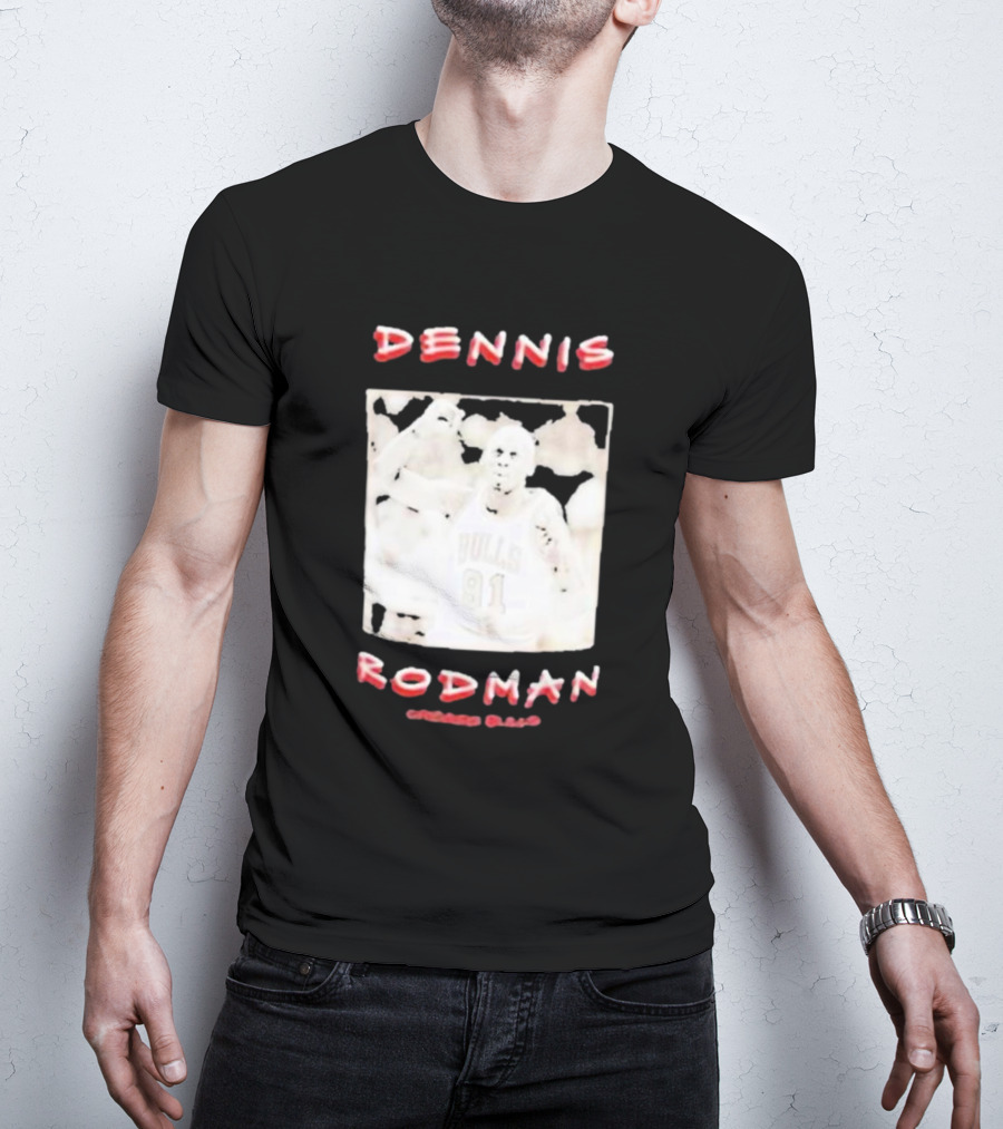 DENNIS RODMAN BULLS 91 CHICAGO BASKETBALL T-Shirt