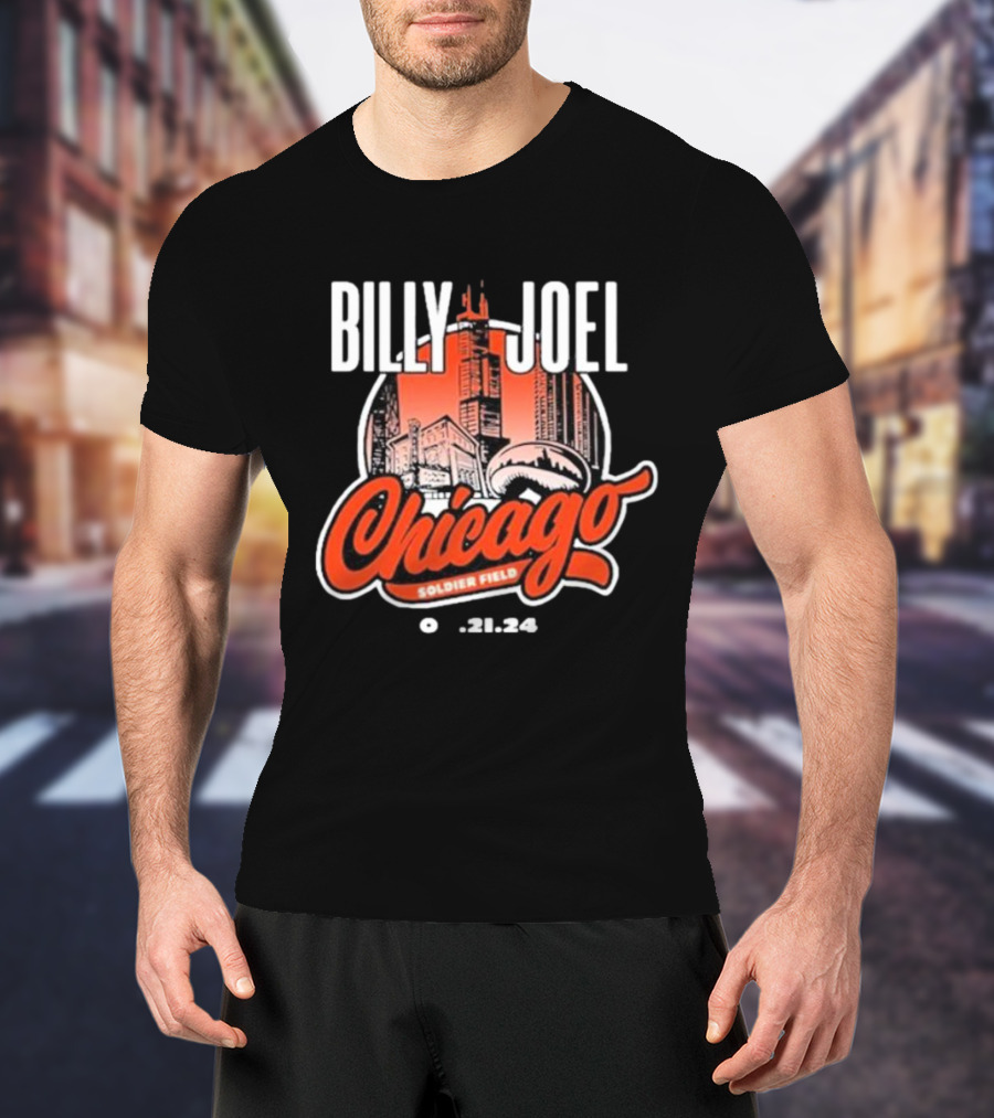 Billy Joel Soldier Field Chicago June 21 T-Shirt