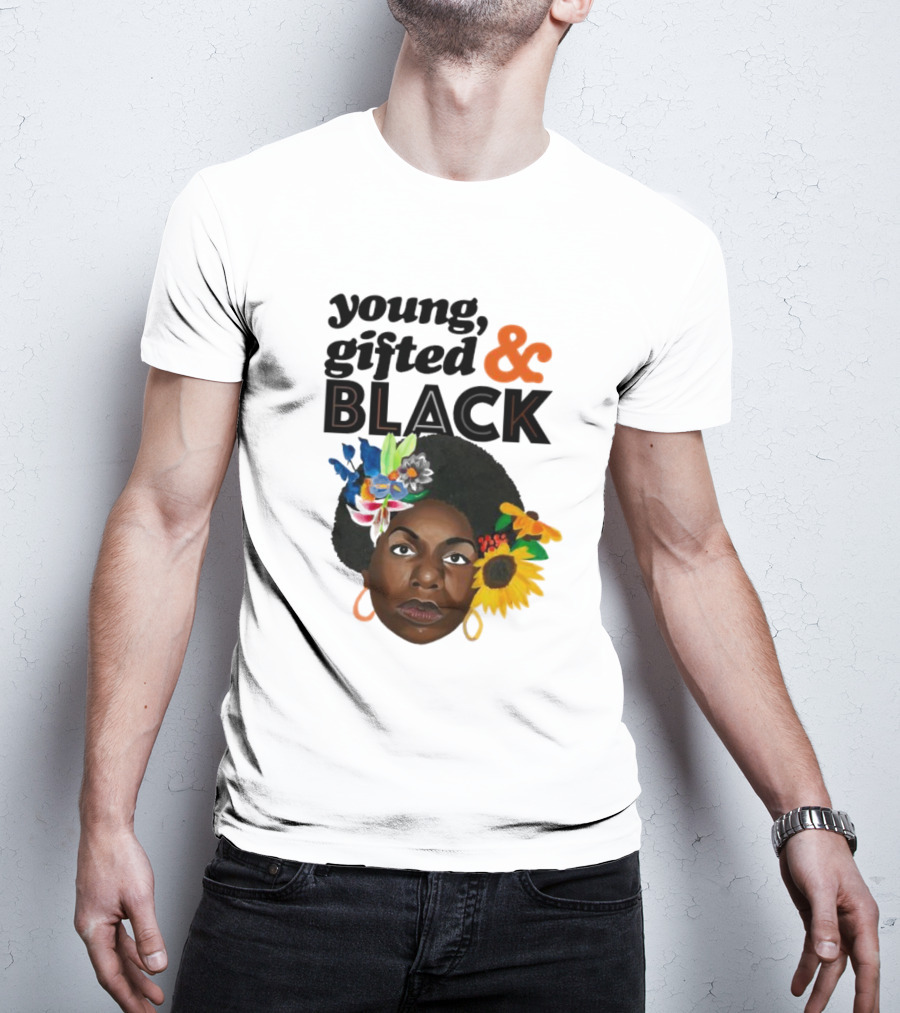 Young Gifted And Black Nina En Printemps T-Shirt