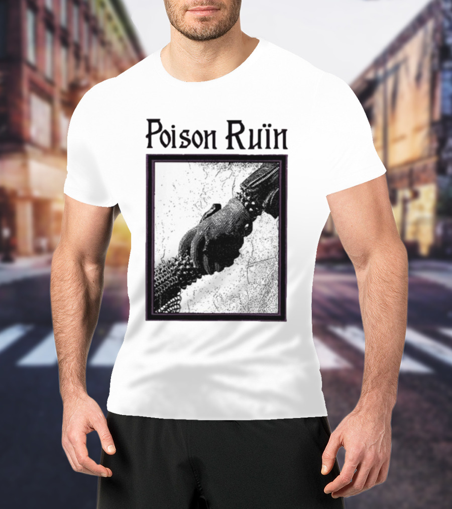 Poison Ruïn Medieval Chainmail Handshake Confrere T-Shirt