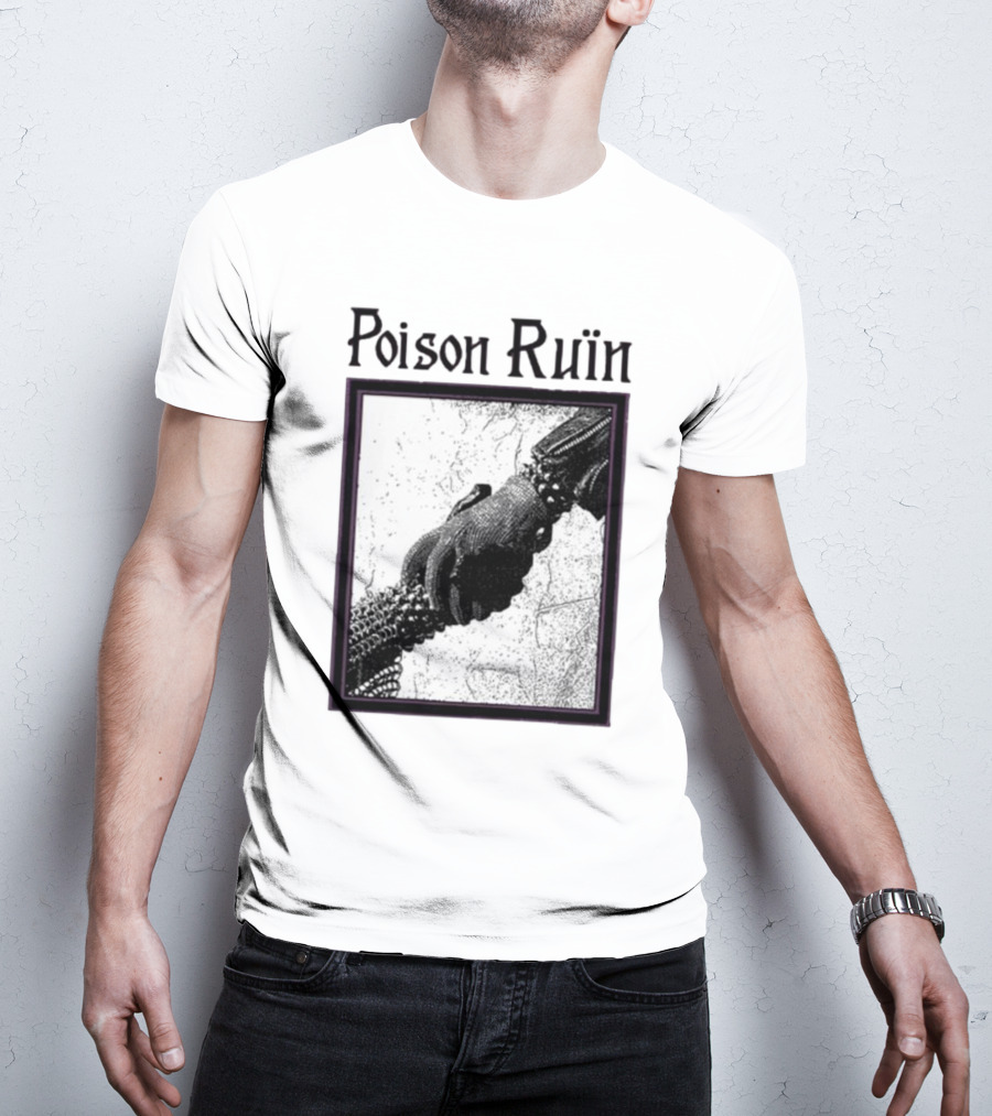 Poison Ruïn Medieval Chainmail Handshake Confrere T-Shirt