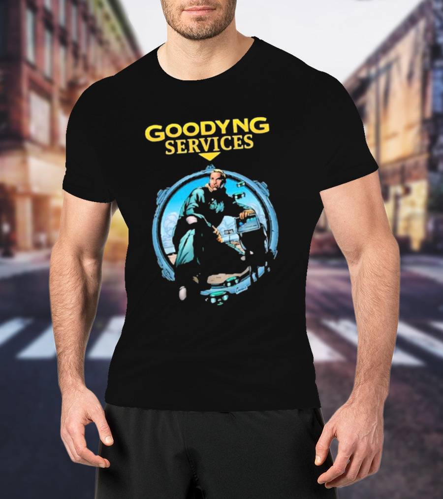 Goodyng Services Rippaverse Comics Character Scene T-Shirt