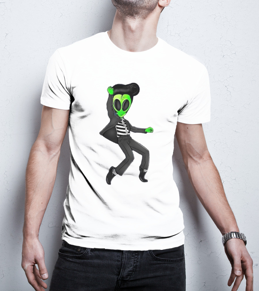 Jailhouse Rock Alien Elvis Presley Dance T-Shirt