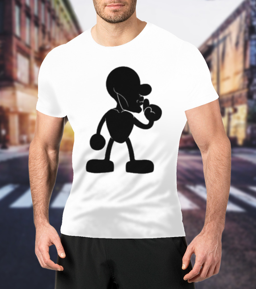 Yeet Team Mr Mew Iconic Silhouette And Dog Collaboration T-Shirt