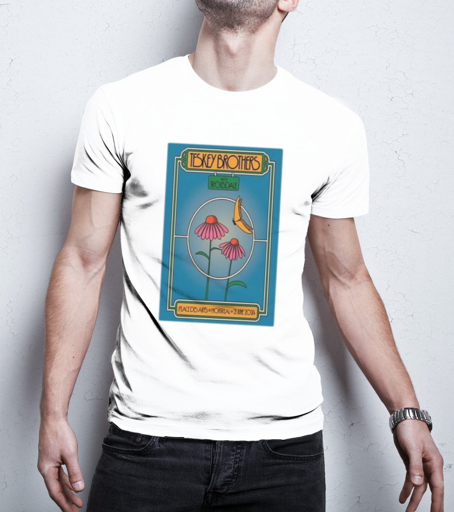 Teskey Brothers With Iron And Wine Place Des Arts Montreal June 21 T-Shirt