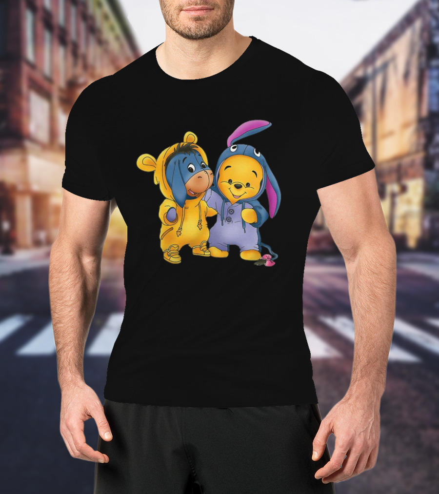 Baby Pooh Eeyore Costume Winnie The Pooh T-Shirt