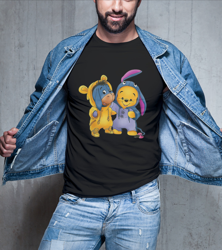Baby Pooh Eeyore Costume Winnie The Pooh T-Shirt