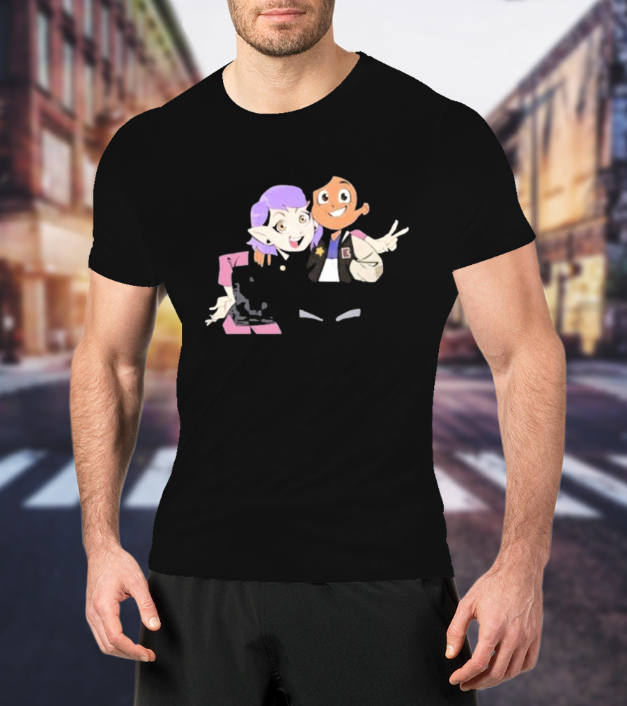 Dana Terrace Lumity The Owl House Luz And Amity Fan T-Shirt