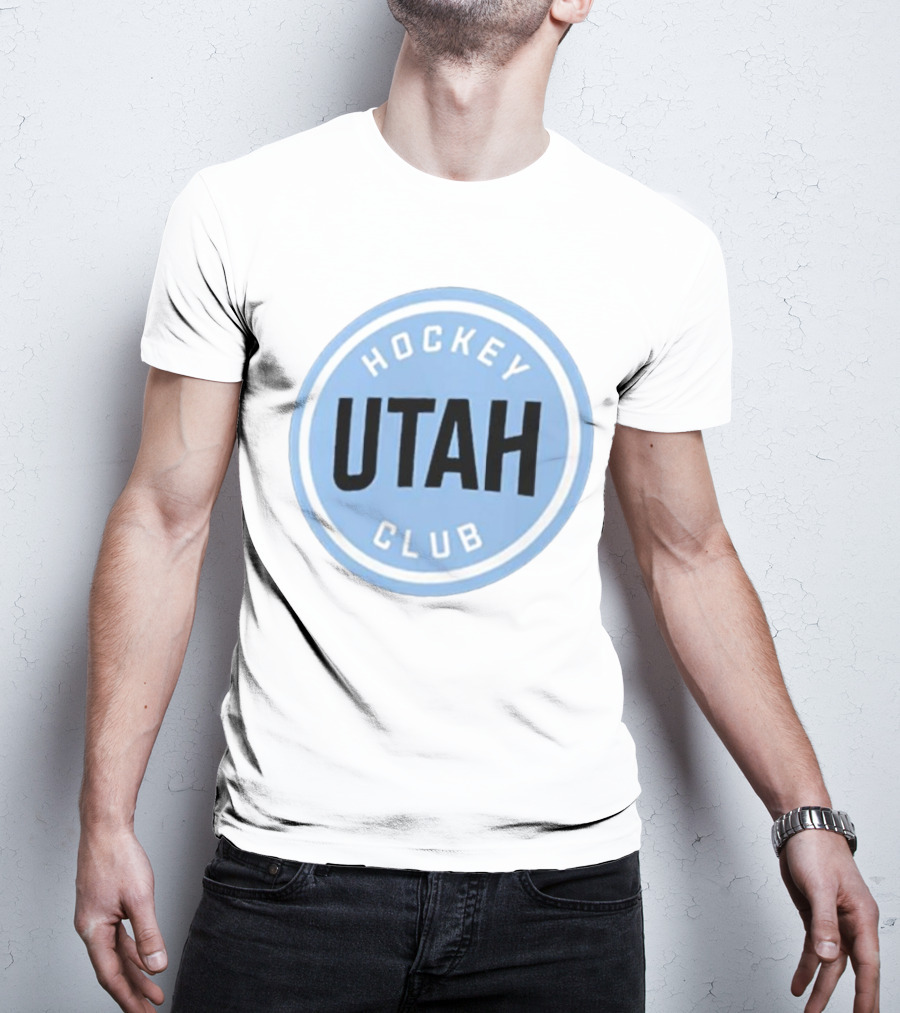 Utah Hockey Club Blue Circular Emblem T-Shirt
