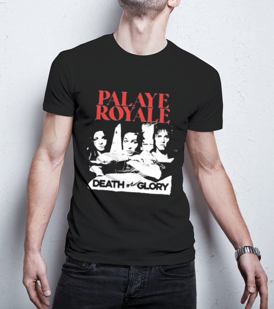 Palaye Royale Death Or Glory Band Member Portrait Trio T-Shirt