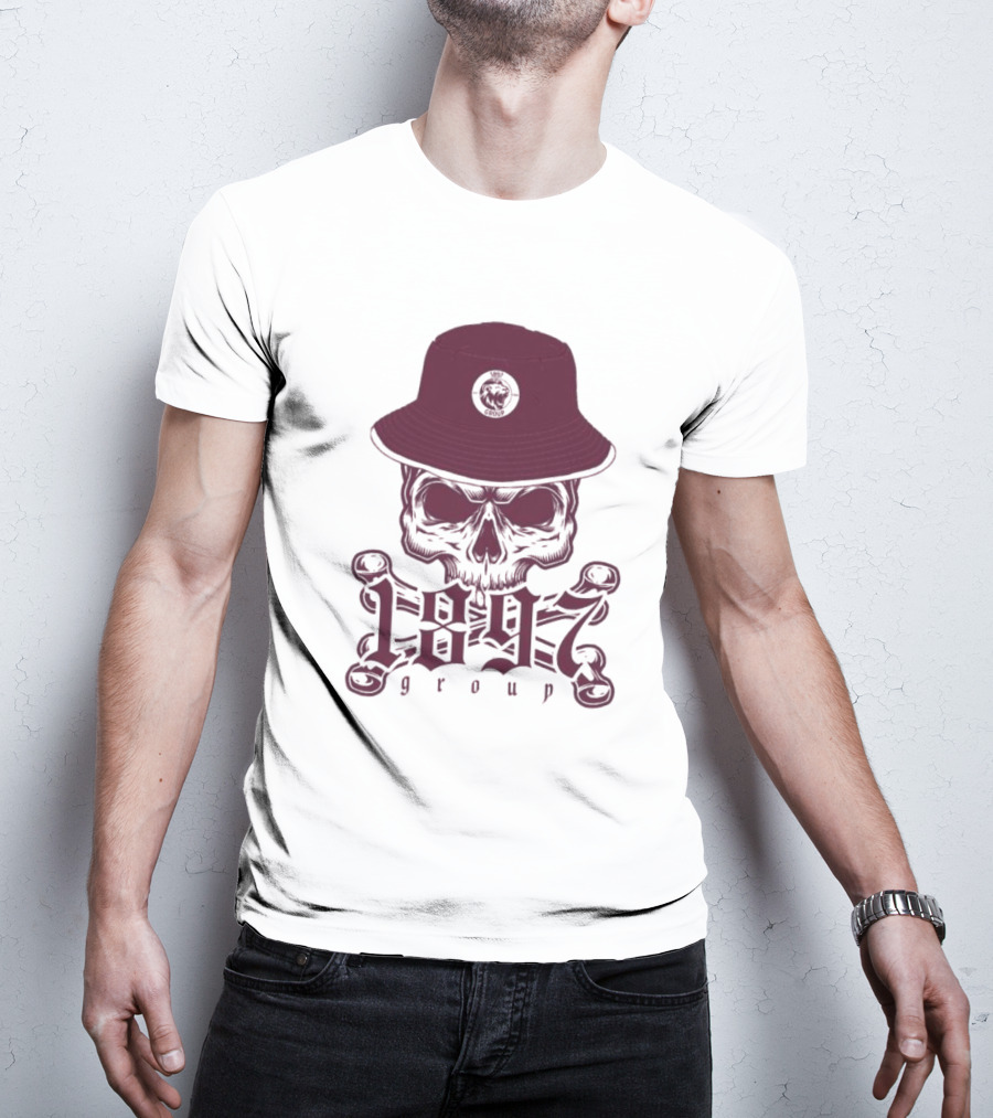1897 Group Skull With Hat T-Shirt