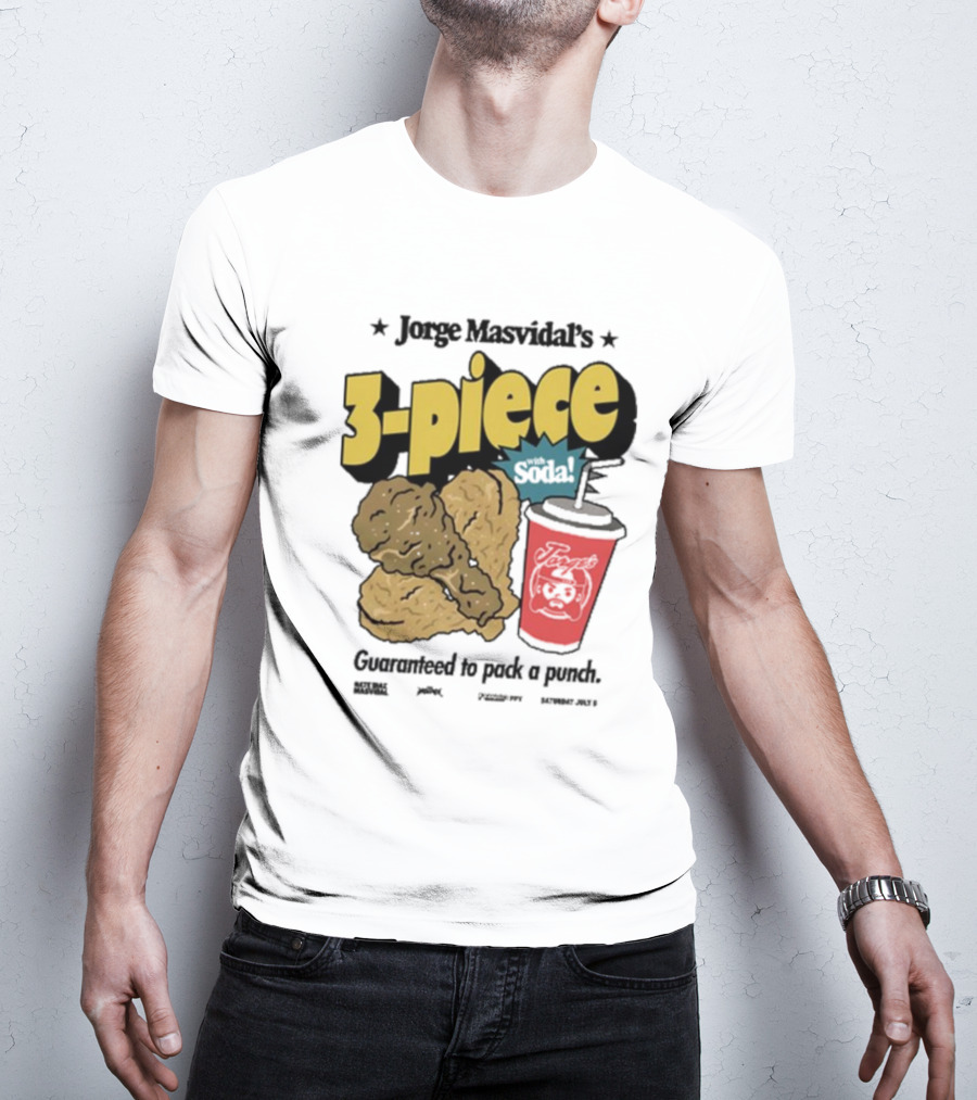 Jorge Masvidal's 3-Piece Soda Guaranteed To Pack A Punch T-Shirt