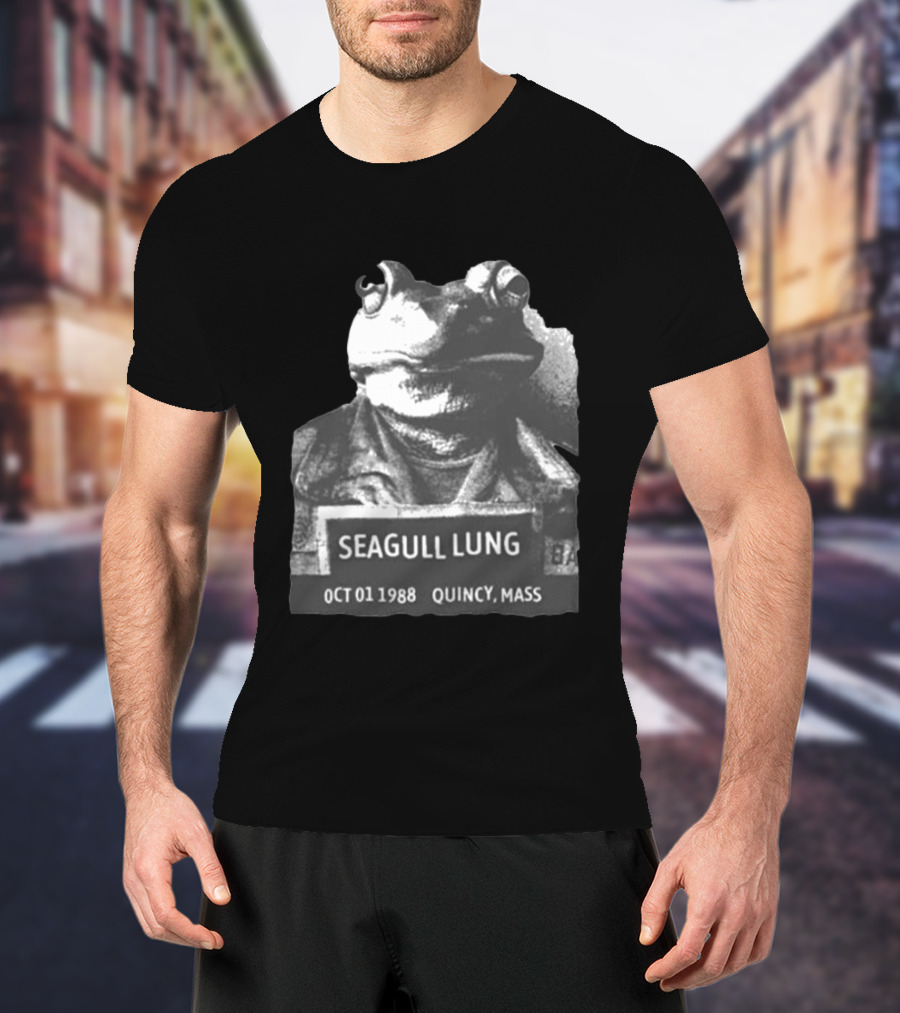 Seagull Lung Frog Mugshot October 01 1988 Quincy Mass T-Shirt