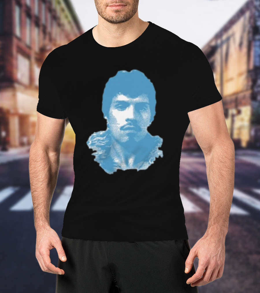 Omar Apollo God Said No Jumbo Blue T-Shirt