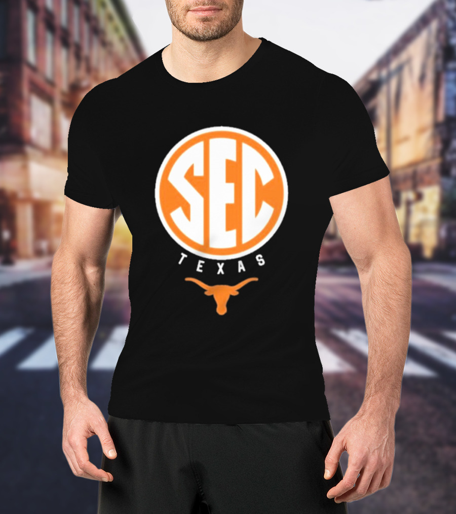 SEC Texas Longhorns Logo Texas Longhorn T-Shirt