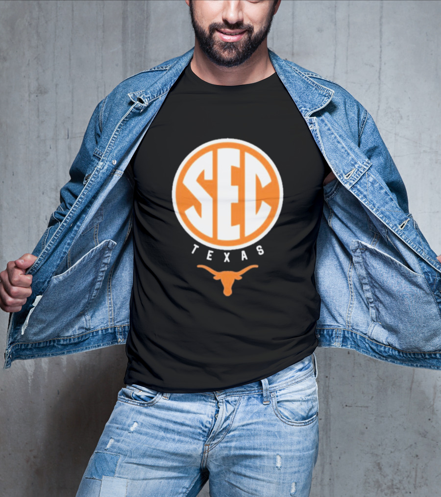 SEC Texas Longhorns Logo Texas Longhorn T-Shirt
