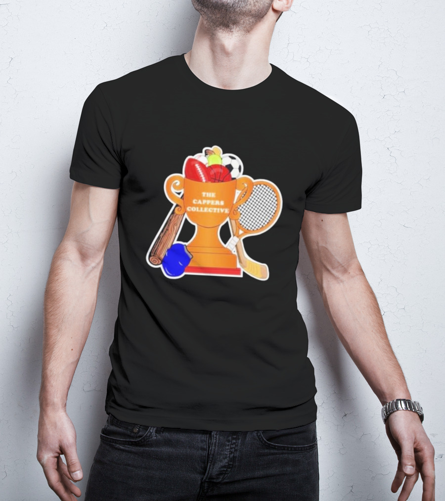 The Cappers Collective Trophy Sport Baseball Boxing Soccer Tennis Hockey Basketball T-Shirt