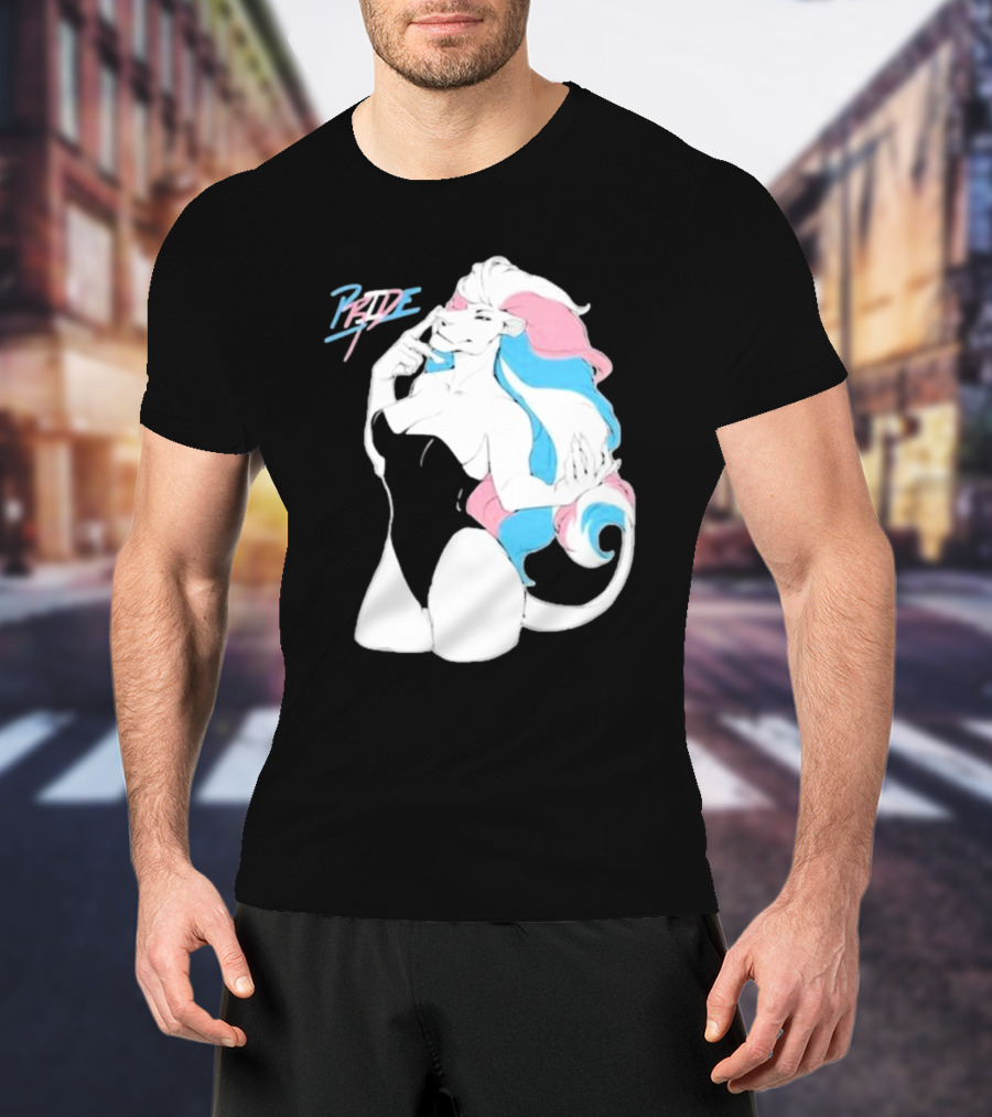 Pride Lioness Trans Flag Colors T-Shirt