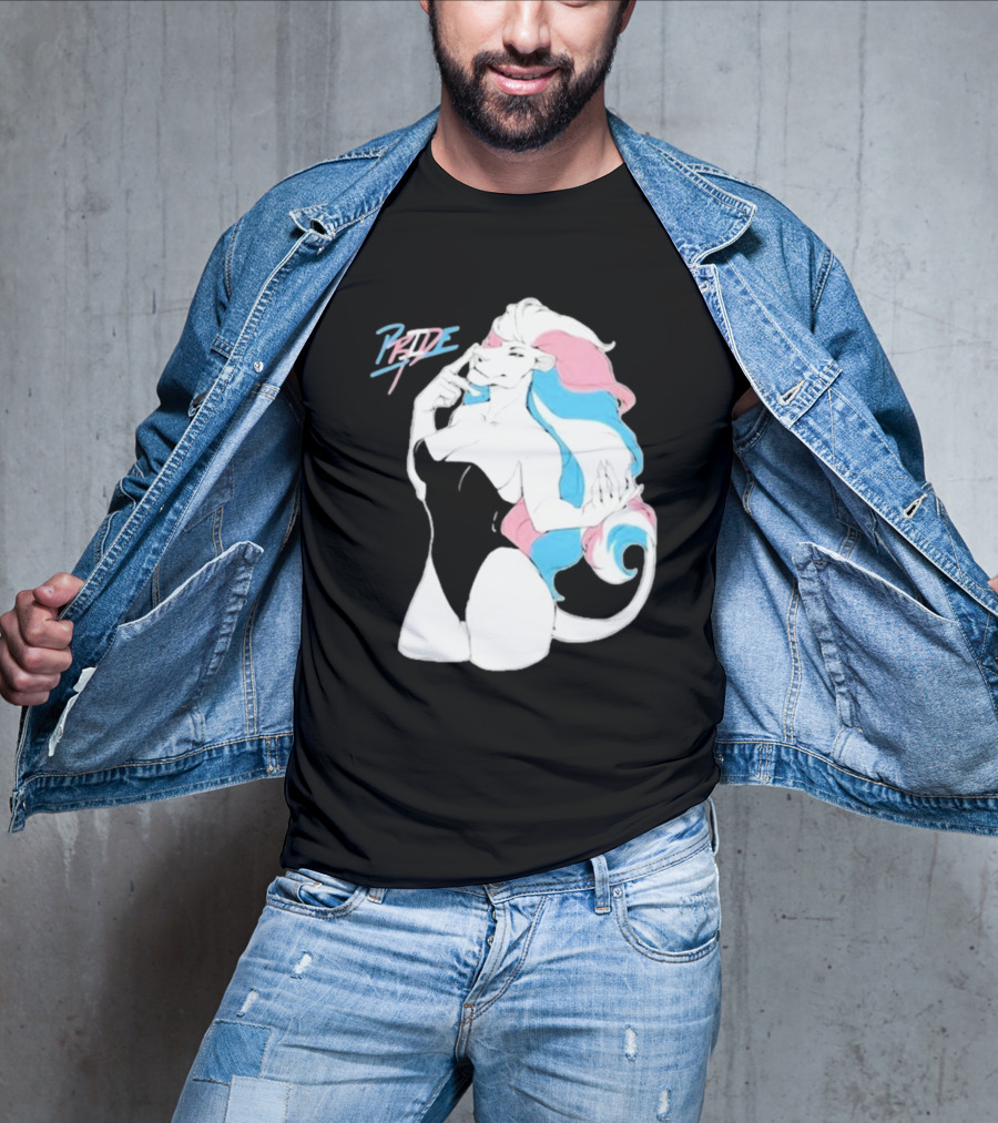 Pride Lioness Trans Flag Colors T-Shirt