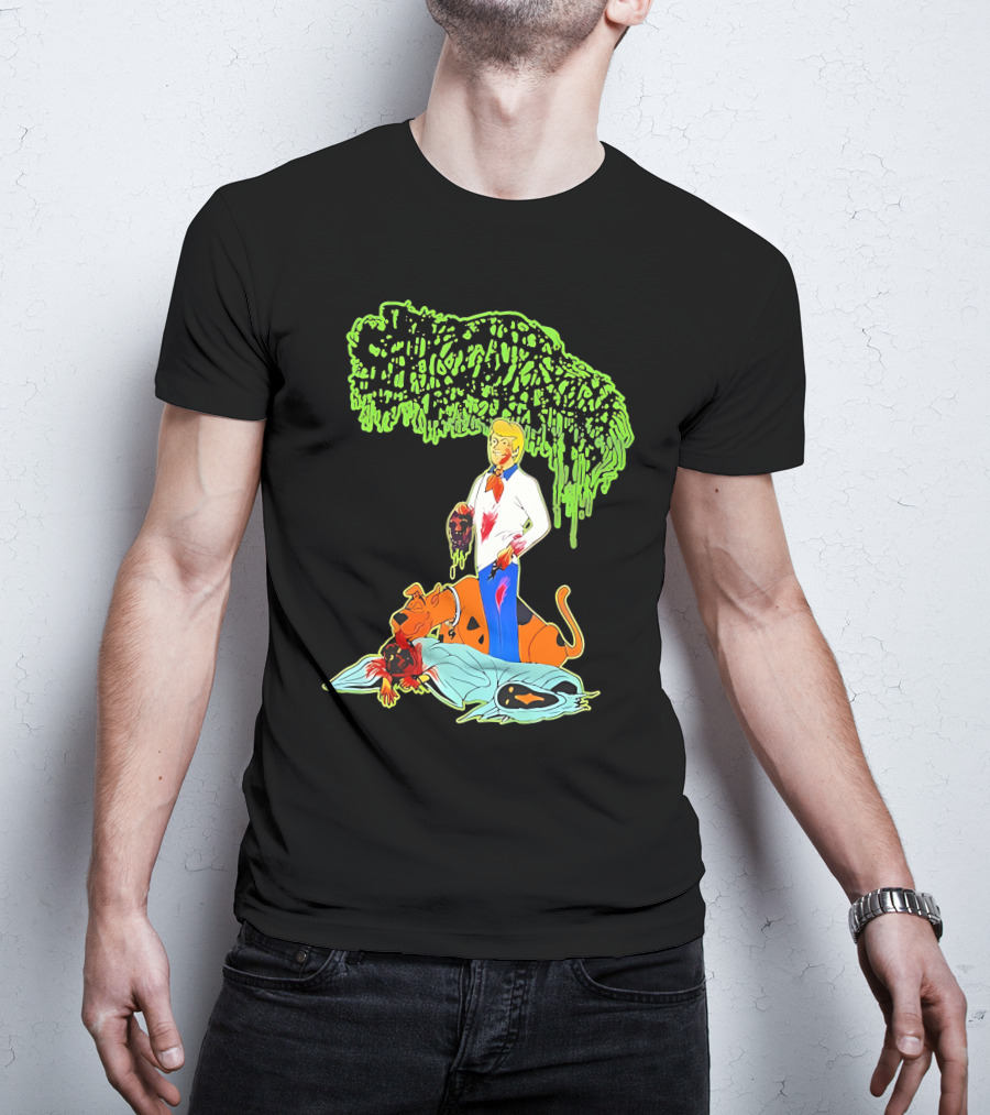 Sanguisugabogg Scooby Doo Fred Jones Horror Mashup T-Shirt