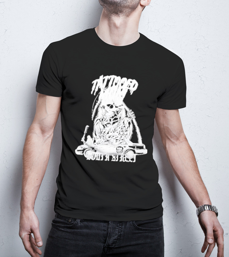 Tattooed Mom South Street Skeleton Car T-Shirt