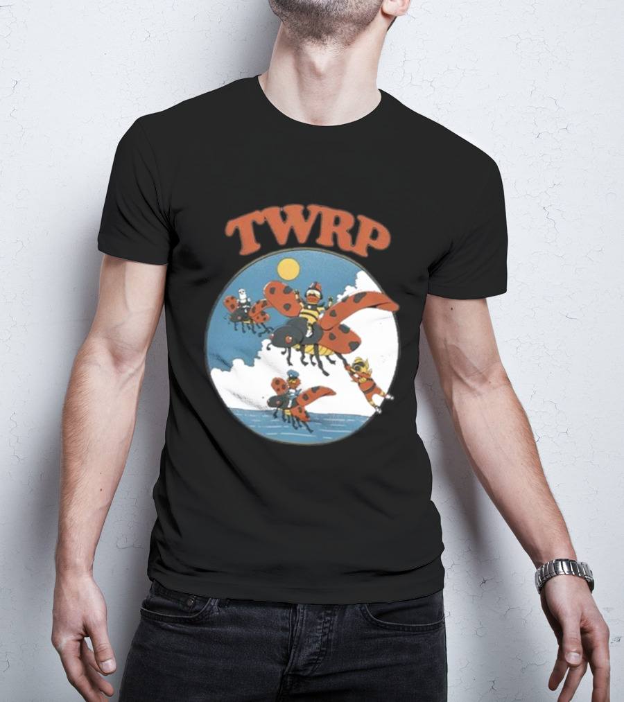 TWRP Band Riding Giant Ladybugs Under The Sun T-Shirt
