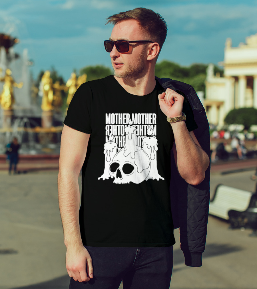 Mother Mother Skull Candle T-Shirt