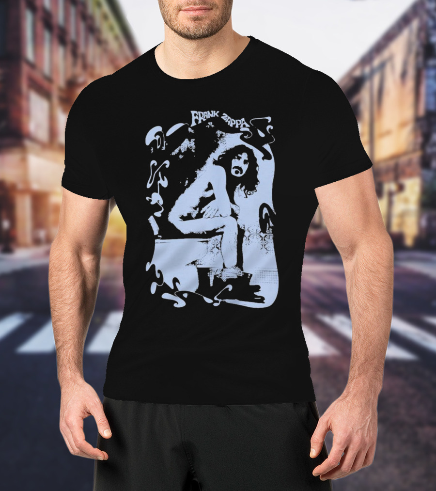 Rare Vintage Frank Zappa Toilet T-Shirt