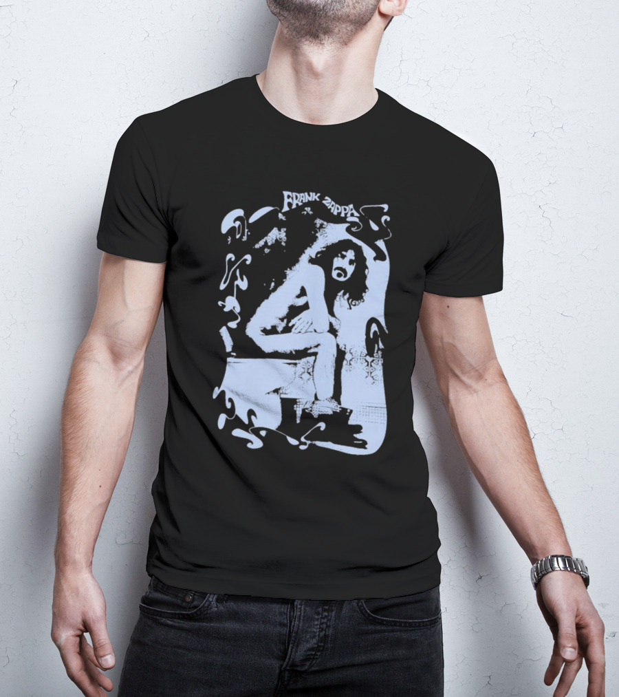 Rare Vintage Frank Zappa Toilet T-Shirt