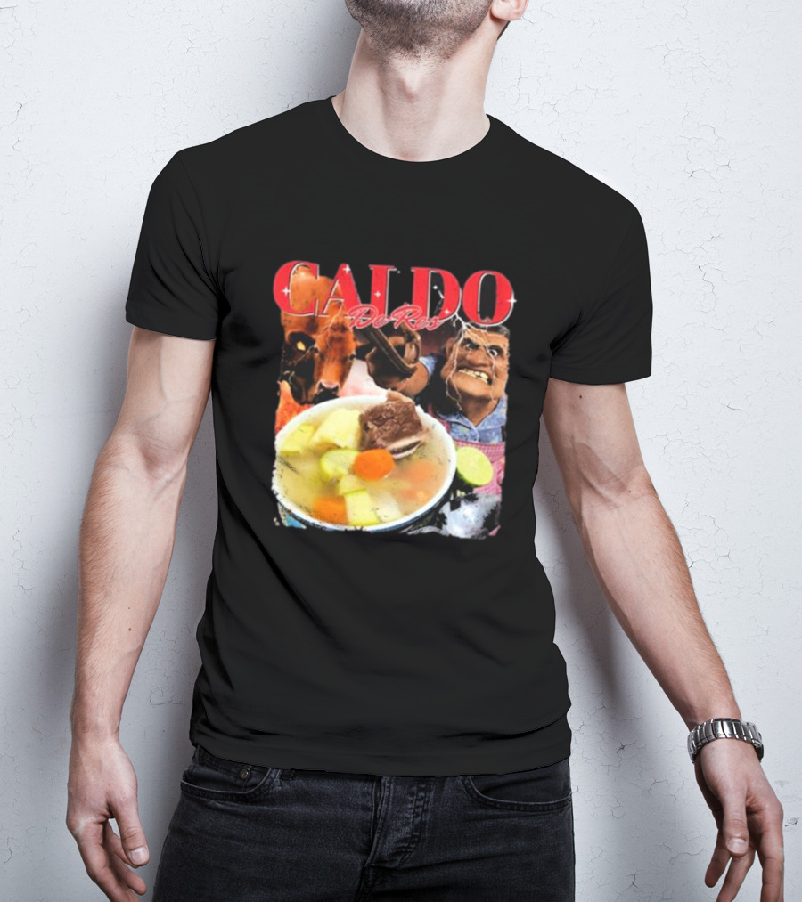 Caldo De Res Western Cowboy With Vegetable Soup T-Shirt