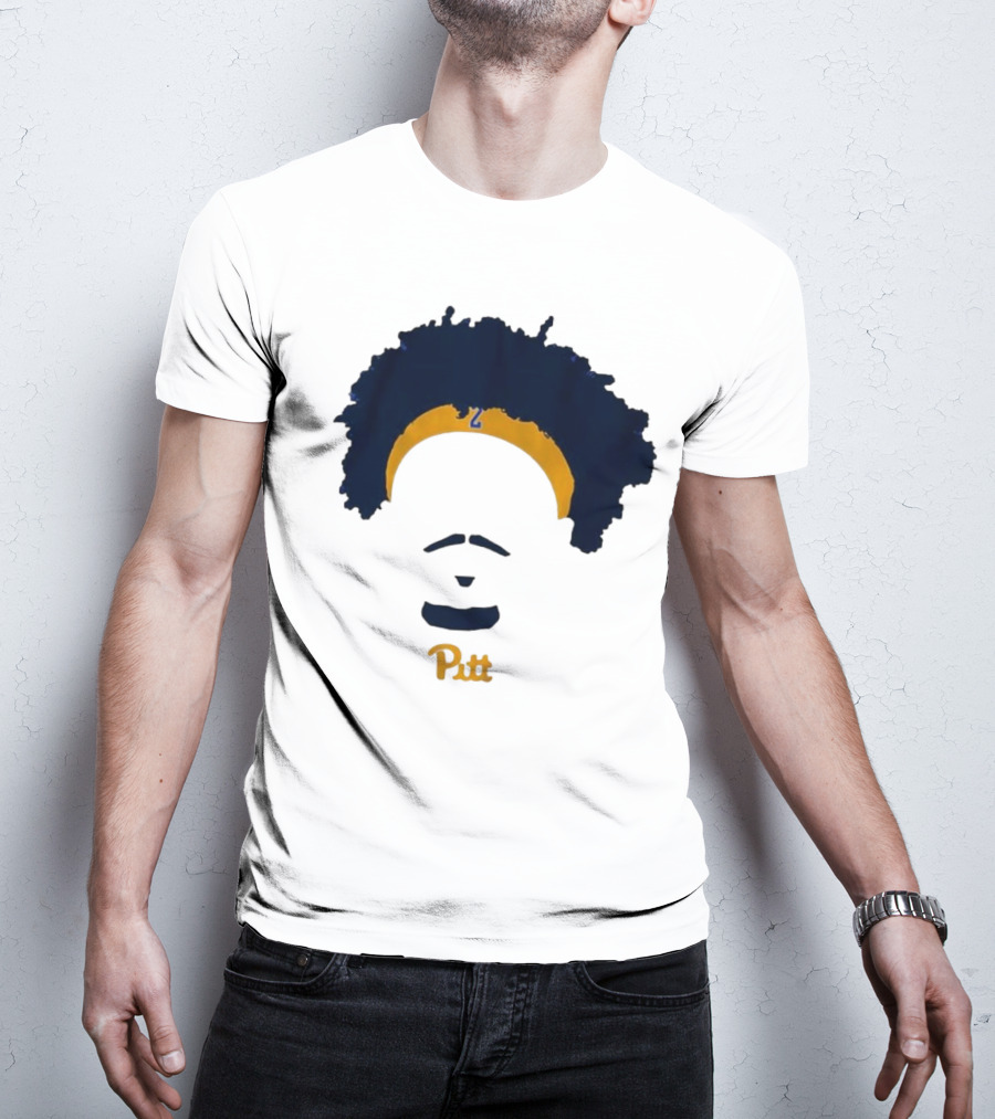 Pitt Basketball Blake Hinson Hair Headband Number 2 T-Shirt