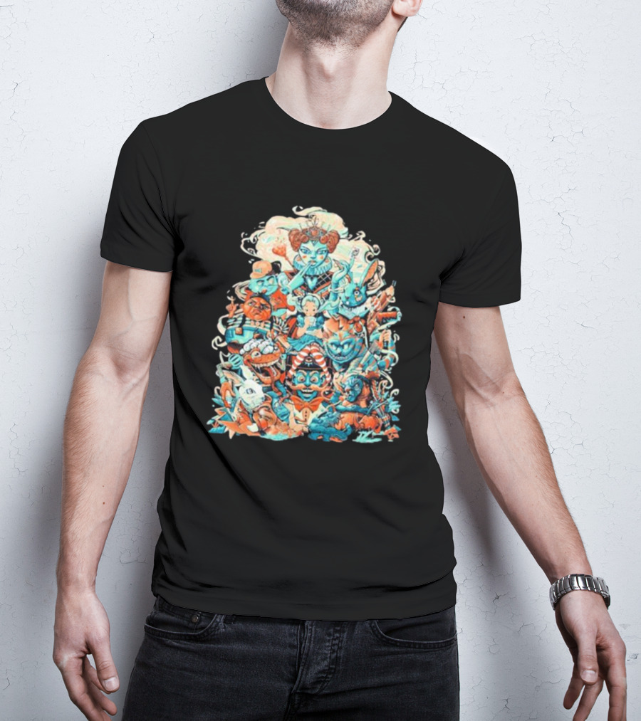 Peter Robinson Exclusive Alice In Wonderland Inspired Characters T-Shirt