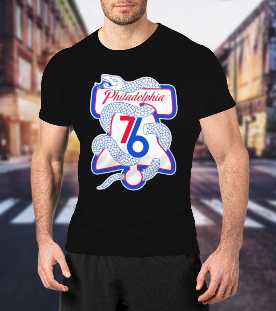 Philadelphia Phillies Liberty Bell Snake 76 T-Shirt