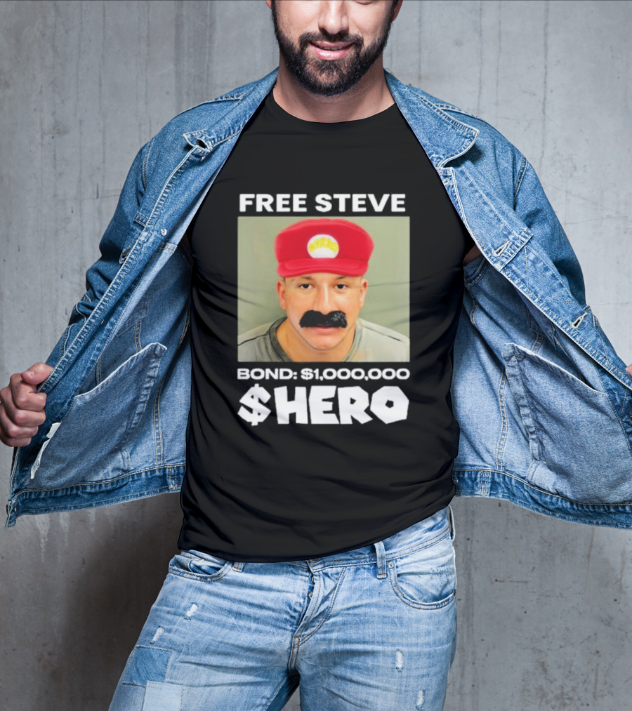 FREE STEVE BOND $1,000,000 $HERO T-Shirt