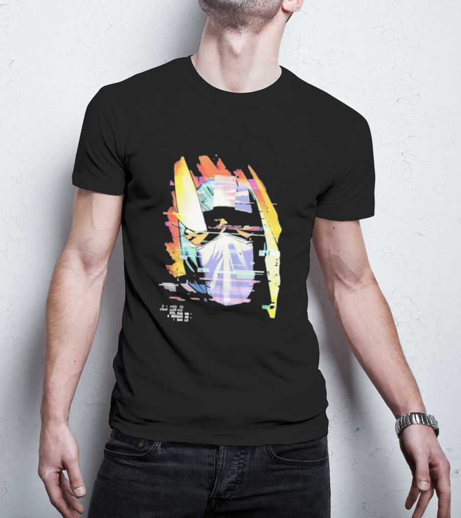 Insano Moon Man Helmet Glitch Neon Tech 92610 13-BS6 18 T-Shirt