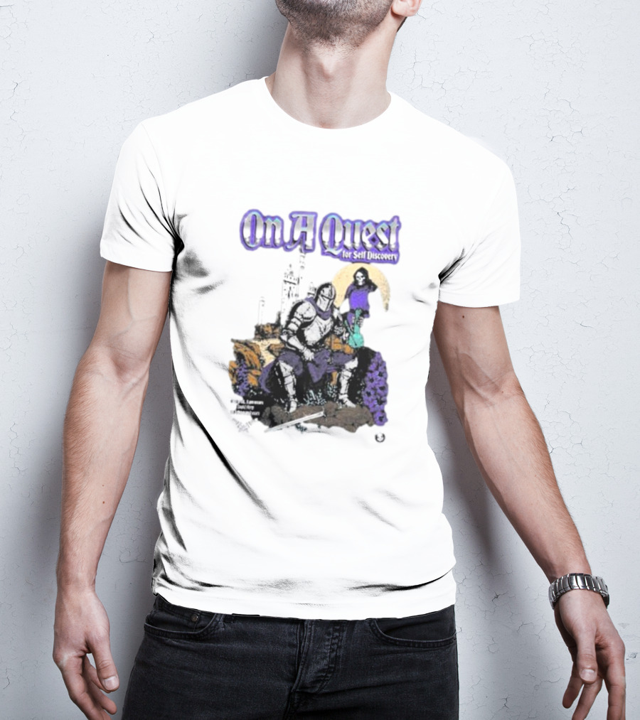 On A Quest For Self Discovery Knight And Castle Adventure T-Shirt