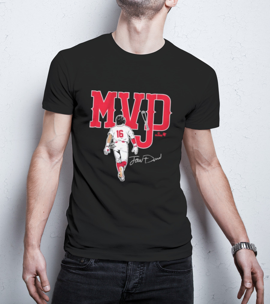 MVJD Jarren Duran 16 Baseball Signature T-Shirt