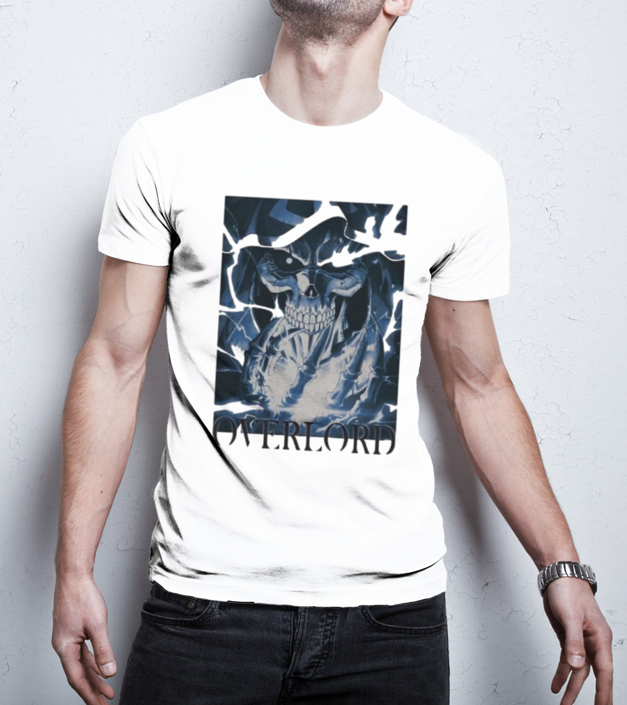 Overlord Ainz Ooal Gown Skeleton King Lightning Aura T-Shirt