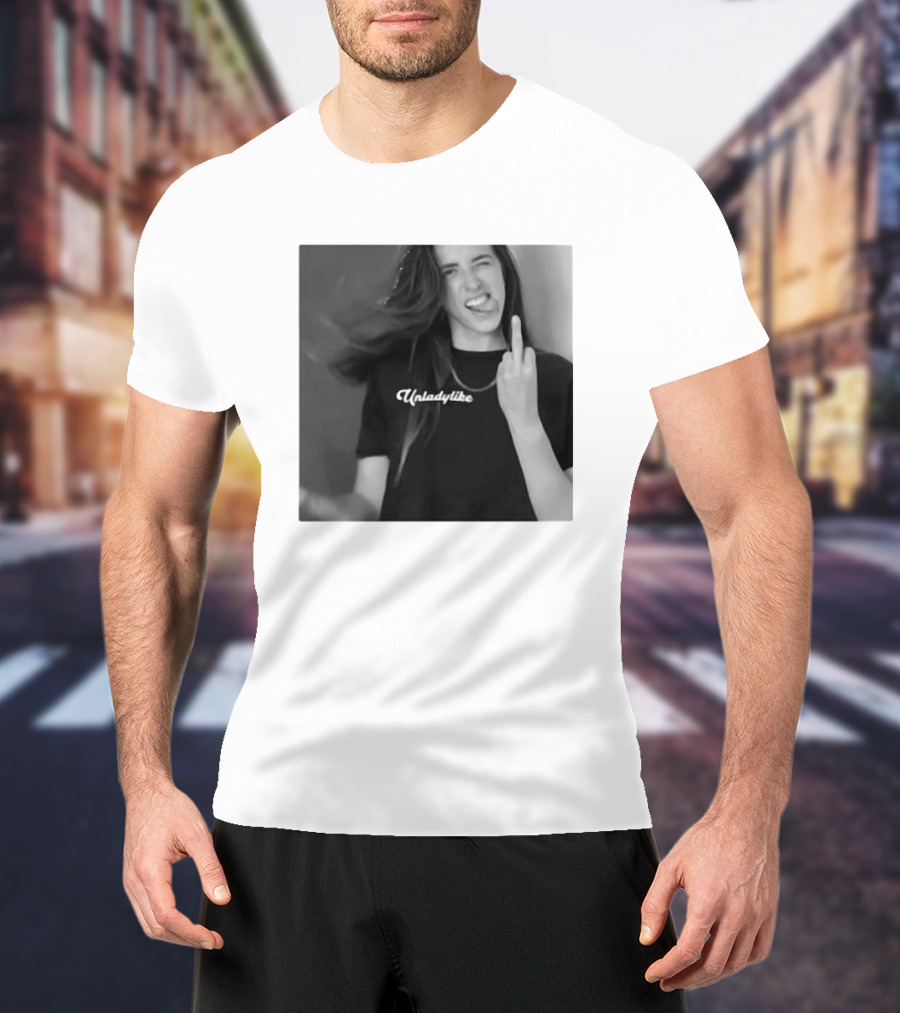 Rachel Ballinger Unladylike X-Rated Middle Finger Expression T-Shirt
