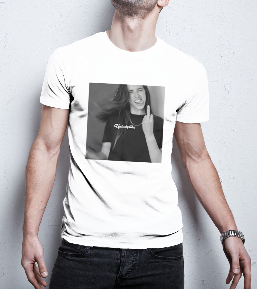Rachel Ballinger Unladylike X-Rated Middle Finger Expression T-Shirt