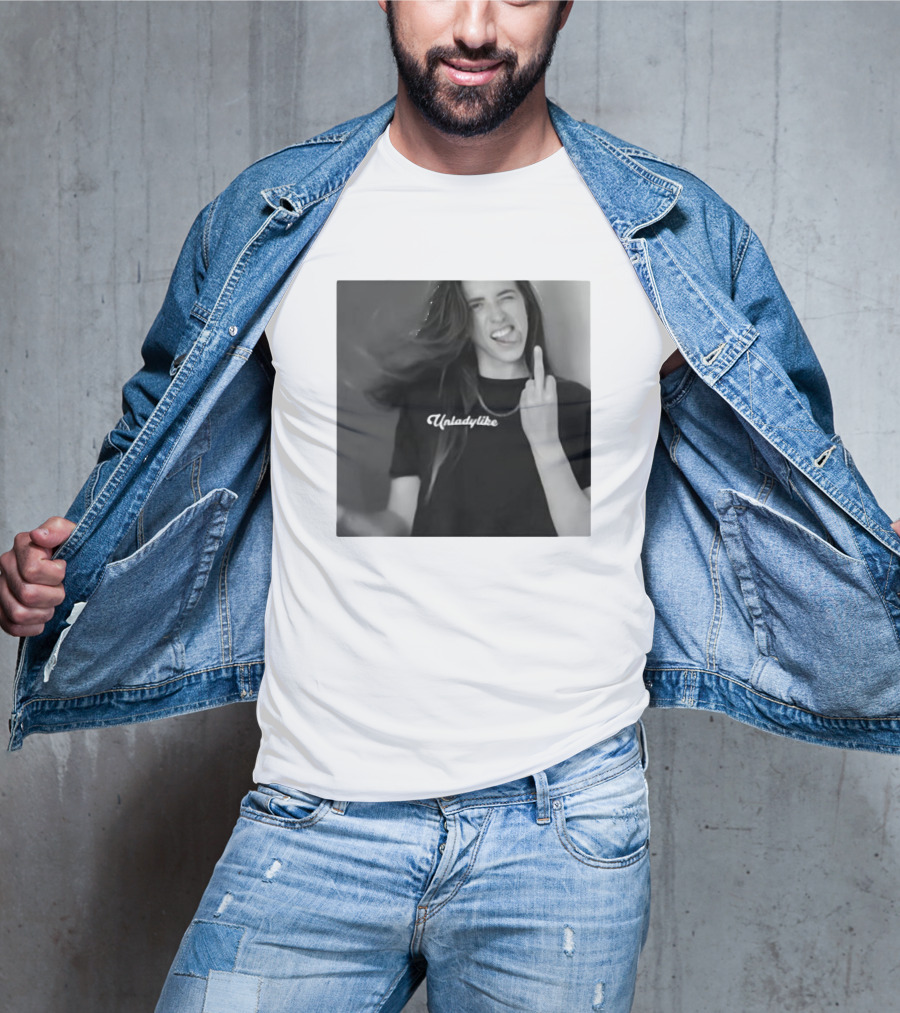 Rachel Ballinger Unladylike X-Rated Middle Finger Expression T-Shirt